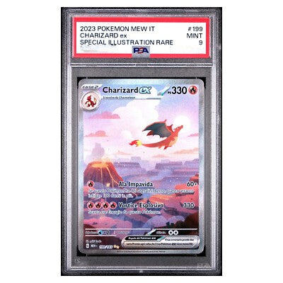 Charizard ex (SIR) PSA 9 - Ossidiana Infuocata